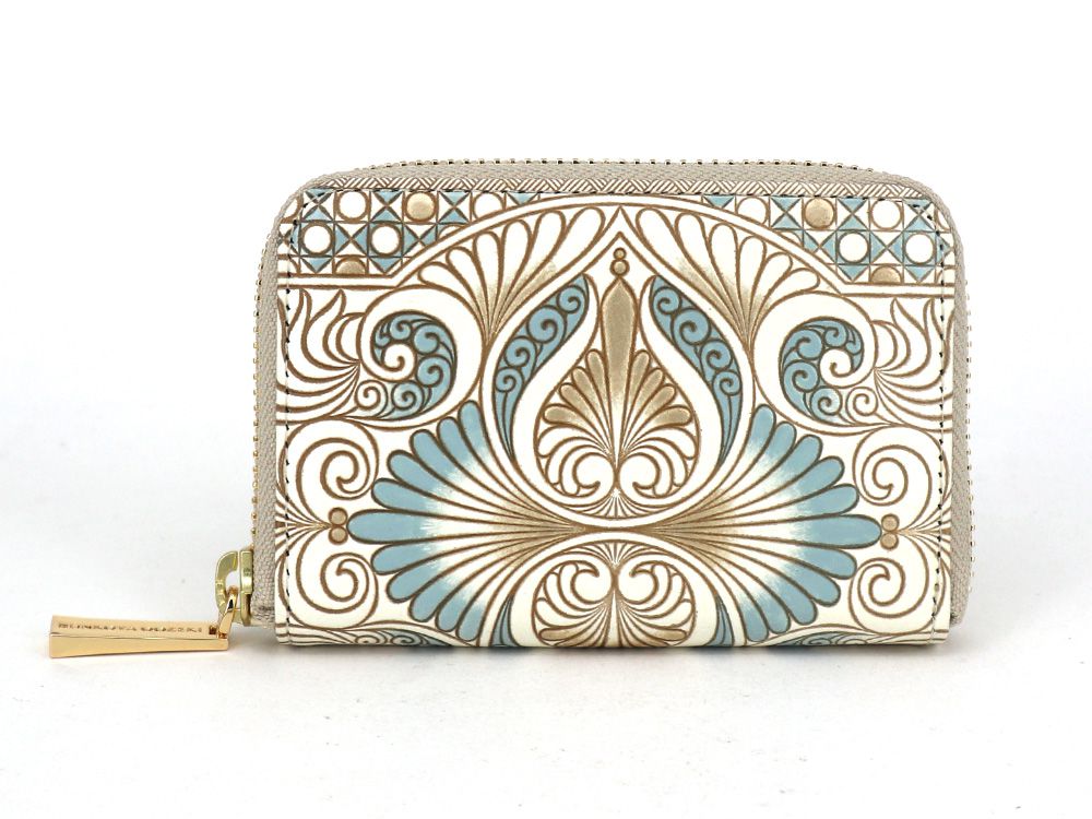 Rocaille (Blue) Zippered Coin Purse