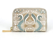 Rocaille (Blue) Zippered Coin Purse
