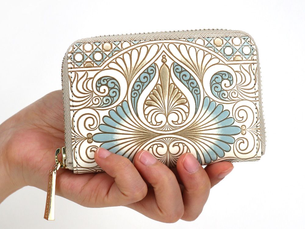 Rocaille (Blue) Zippered Coin Purse