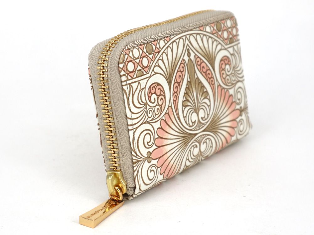 Rocaille (Pink) Zippered Coin Purse