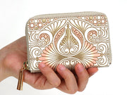 Rocaille (Pink) Zippered Coin Purse