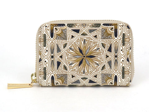 Carreau (Black) Zippered Coin Purse