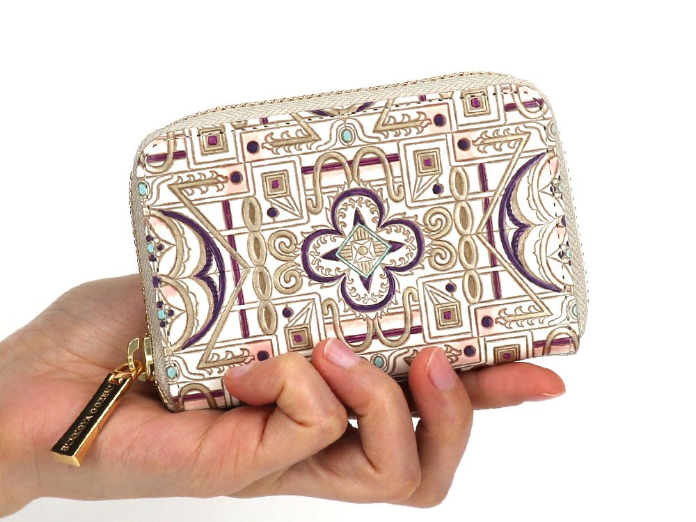 Miyabi (Purple) Zippered Coin Purse