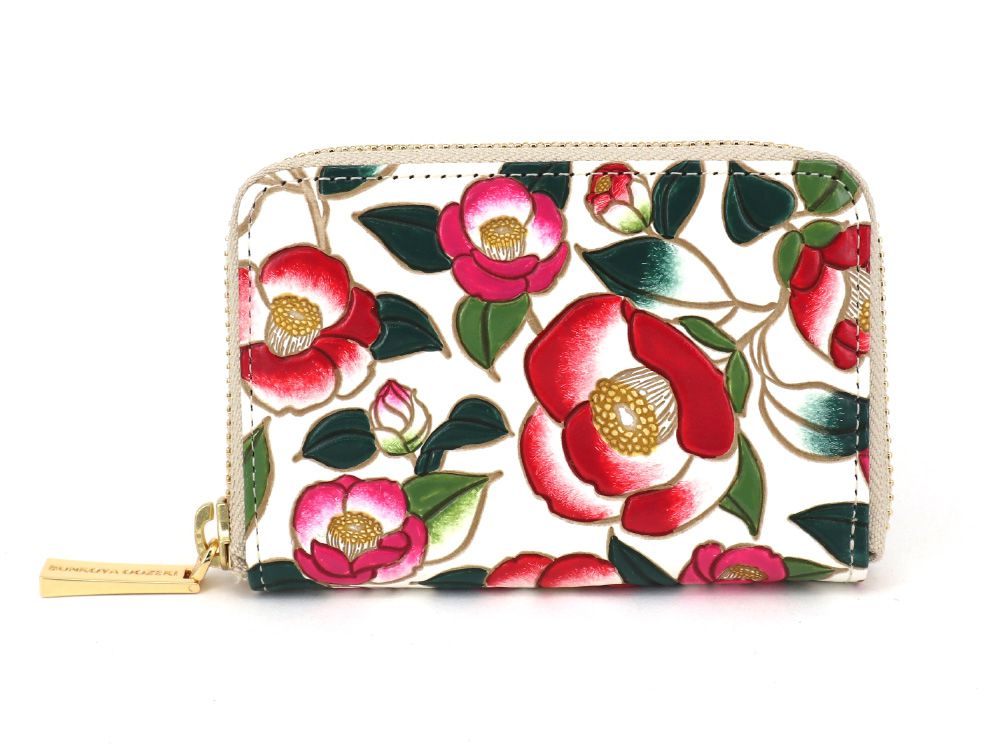 Camellia Zippered Coin Purse