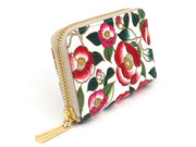 Camellia Zippered Coin Purse