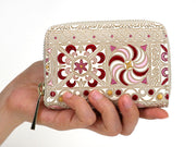 KINSHA - Persia Tiles (Pink) Zippered Coin Purse