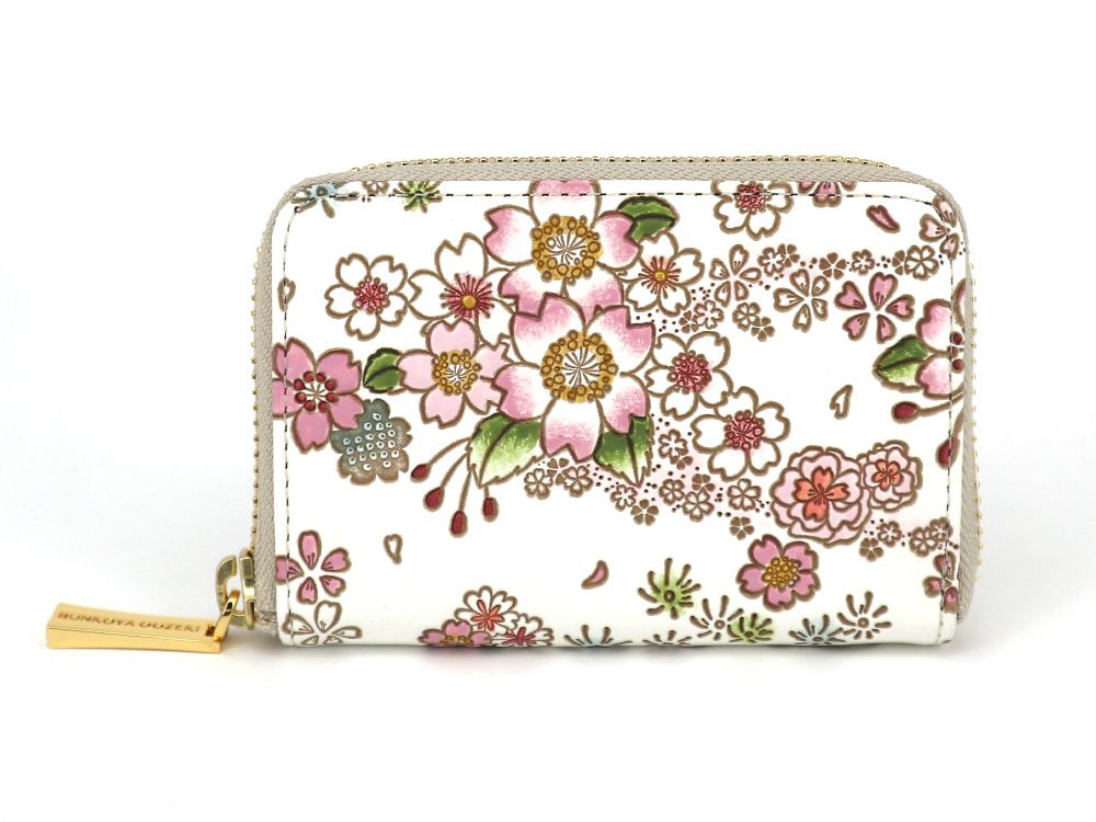 Dancing Cherry Blossoms Zippered Coin Purse