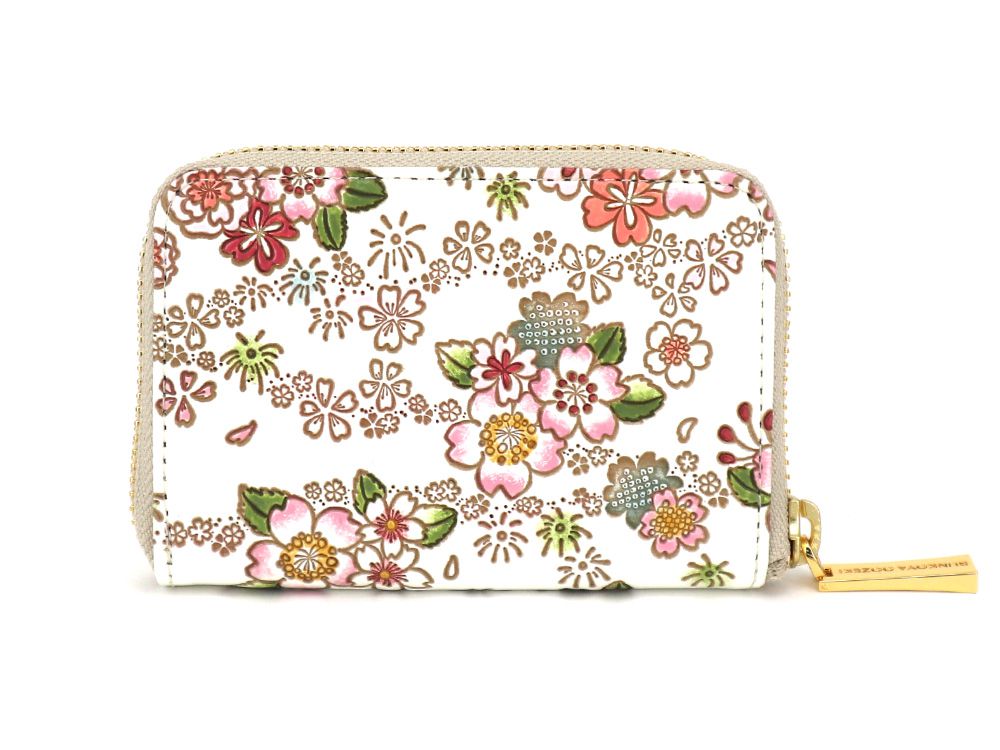 Dancing Cherry Blossoms Zippered Coin Purse