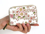 Dancing Cherry Blossoms Zippered Coin Purse