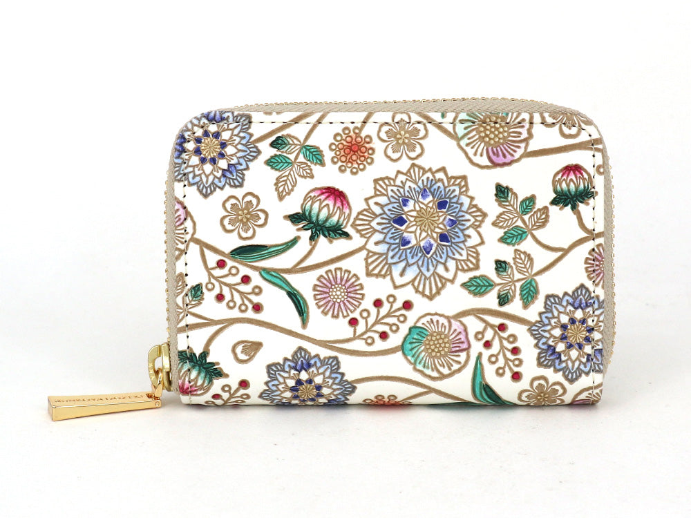 Dahlia (Cobalt Blue) Zippered Coin Purse