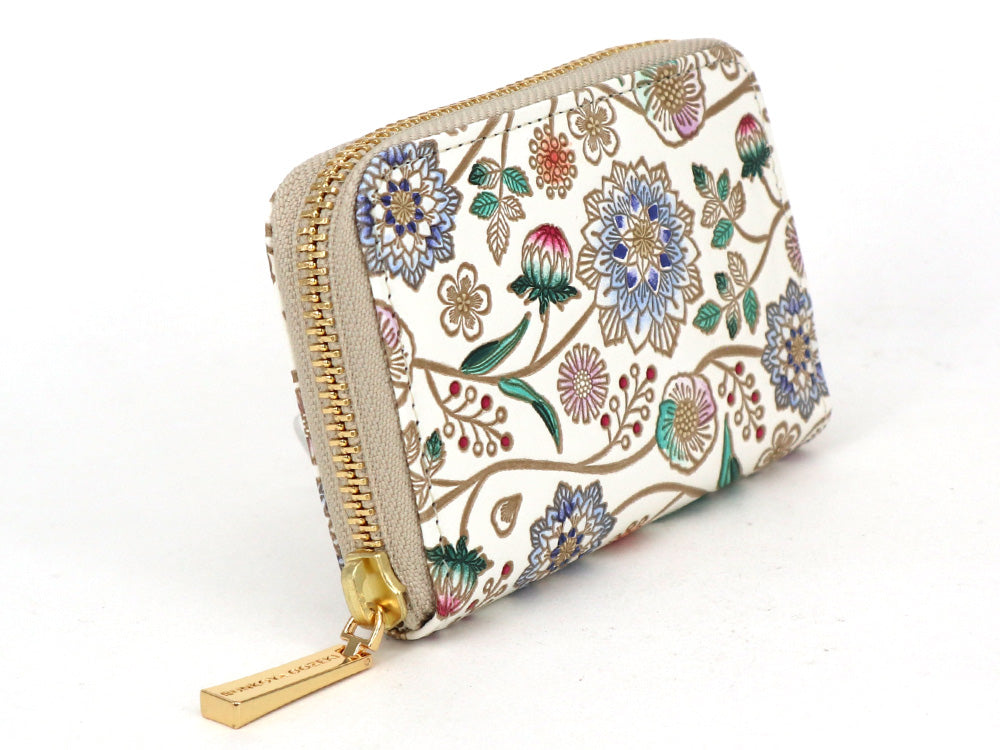 Dahlia (Cobalt Blue) Zippered Coin Purse