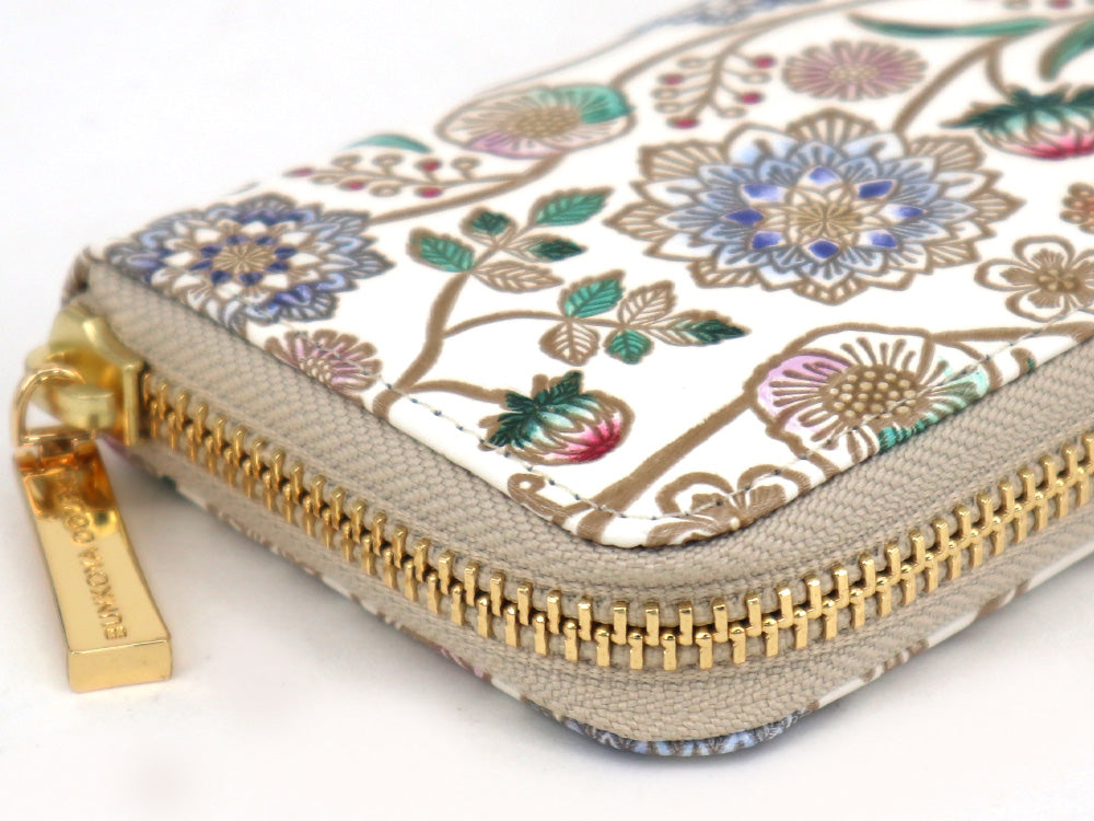 Dahlia (Cobalt Blue) Zippered Coin Purse