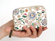 Dahlia (Cobalt Blue) Zippered Coin Purse