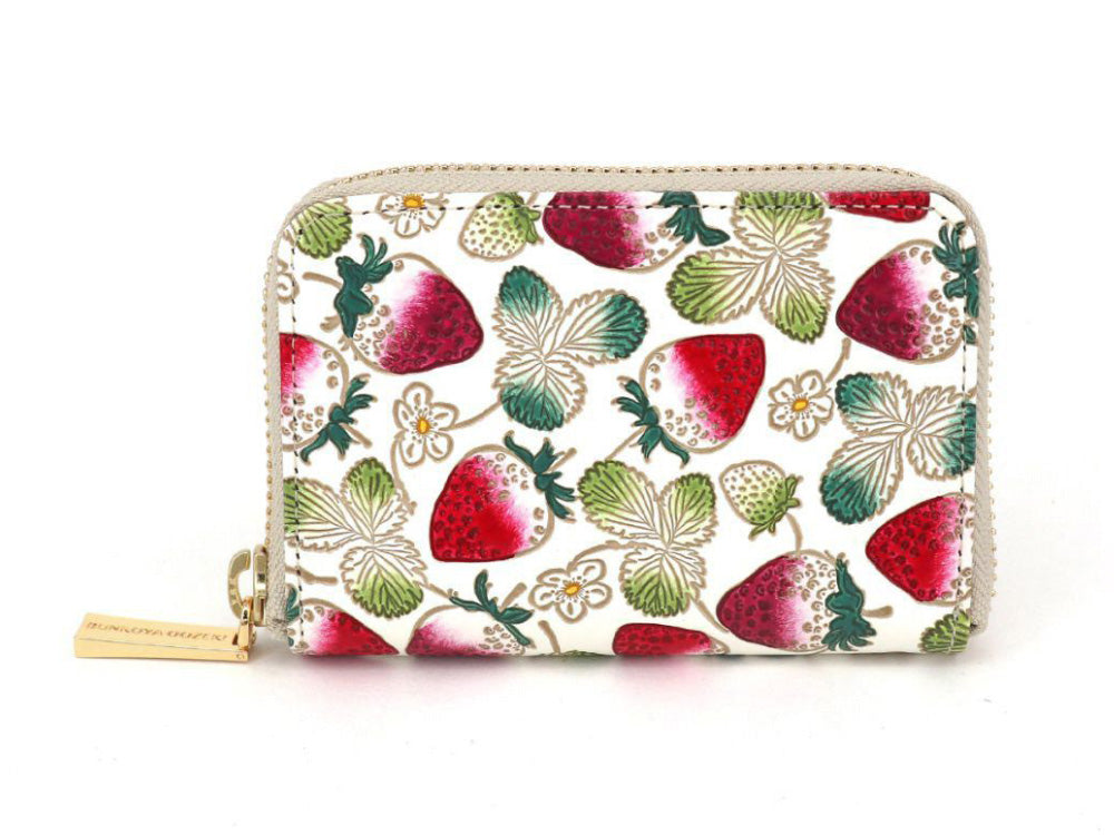 Strawberries Zippered Coin Purse