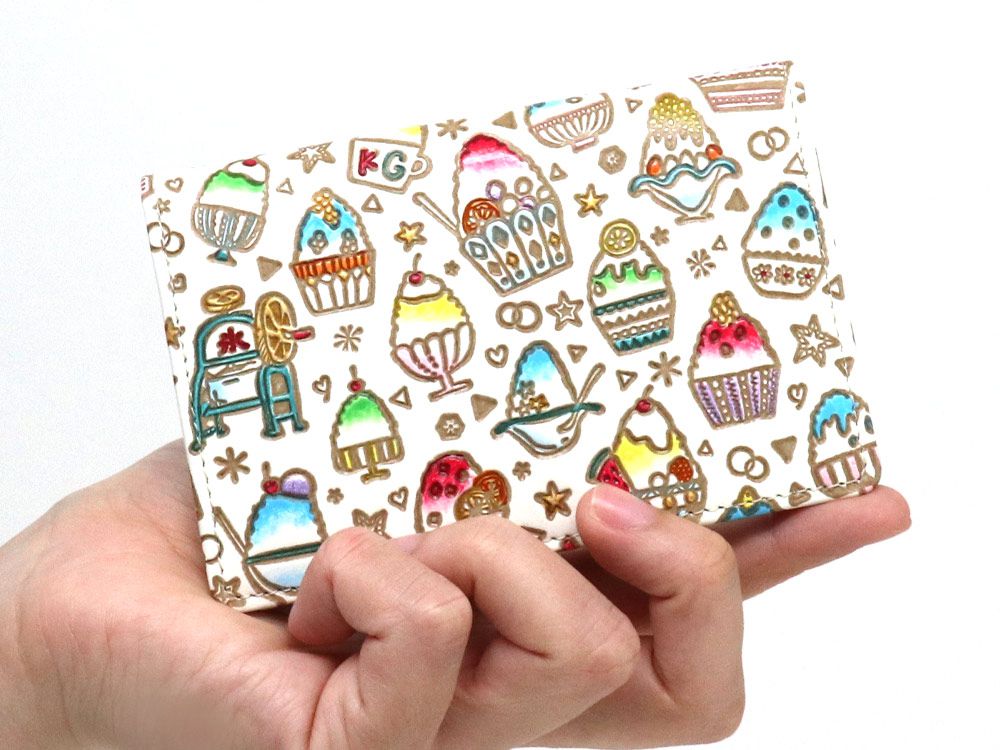 Shaved Ice Double Sided Business Card Case