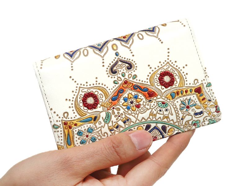 Elephant Carnival Double Sided Business Card Case