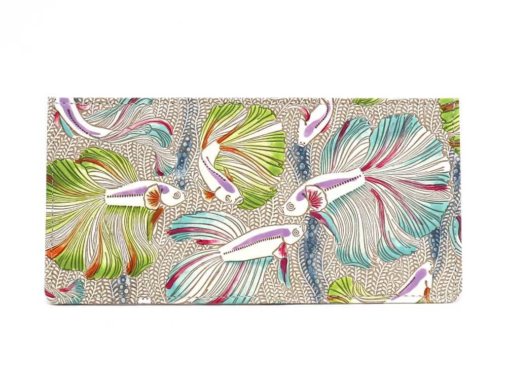 Betta (Green) Slim Minimalist Wallet