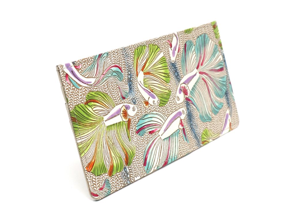 Betta (Green) Slim Minimalist Wallet