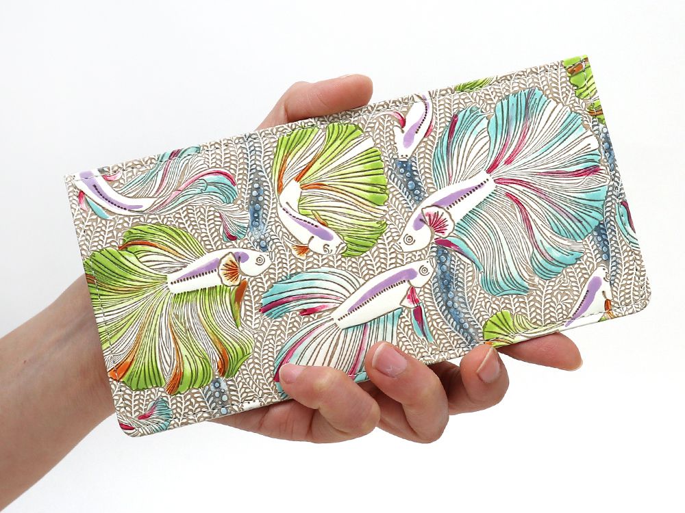 Betta (Green) Slim Minimalist Wallet