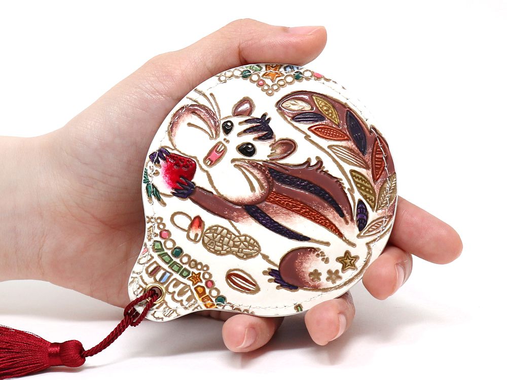 Foodie Squirrel Hand Mirror
