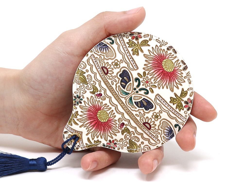 Mo Li Hua - Jasmine Flower (Pink) Hand Mirror