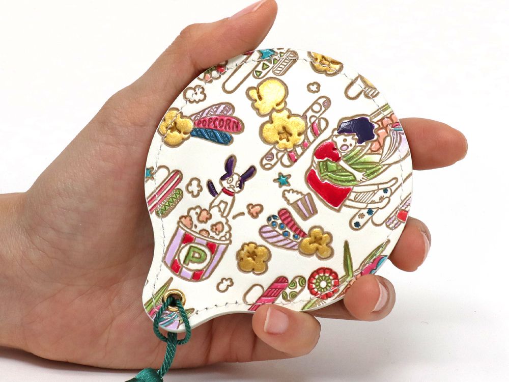 Popcorn Girl (Vitamin colors) Hand Mirror