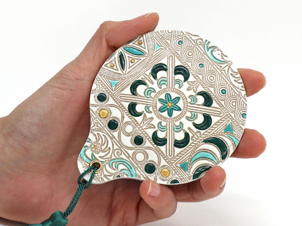 KINSHA - Persia Tiles (Green) Hand Mirror
