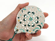 KINSHA - Persia Tiles (Green) Hand Mirror
