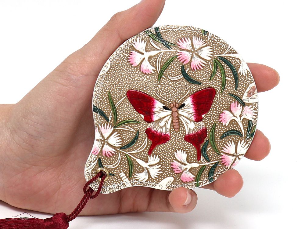 Dianthus Flowers Hand Mirror