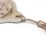 Antique Lace (Pink) Hand Mirror