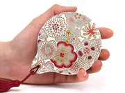 Spring Bloom (Red) Hand Mirror