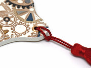 Gears Of Time (Red-Black) Hand Mirror