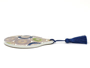 Umbrella Chrysanthemums (Shimmering Blue) Hand Mirror