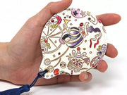 Pierrot (Purple) Hand Mirror