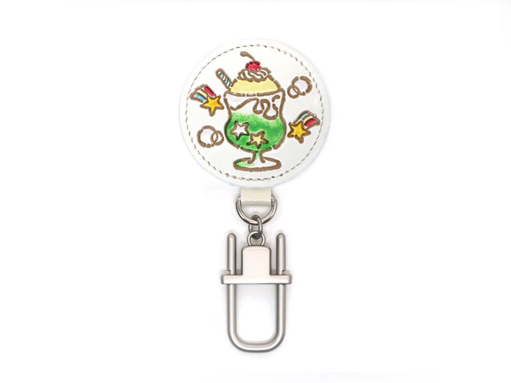 Melon Soda Float Key Ring