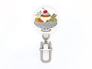 Custerd Pudding Key Ring
