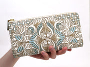 Rocaille (Blue) L-shaped Long Wallet