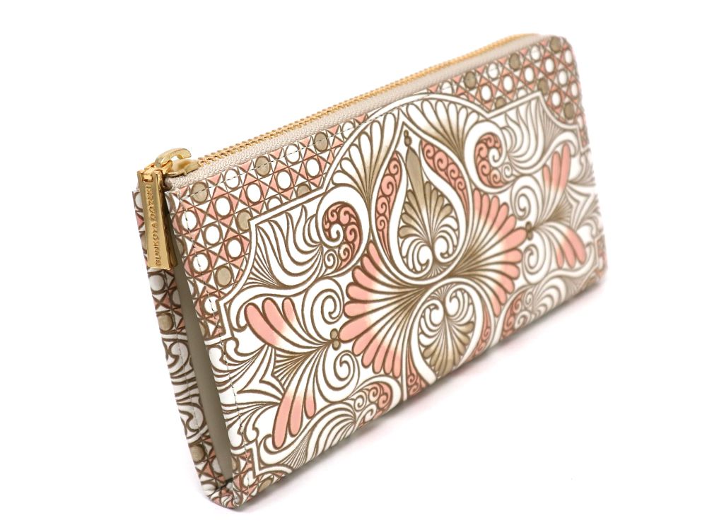 Rocaille (Pink) L-shaped Long Wallet