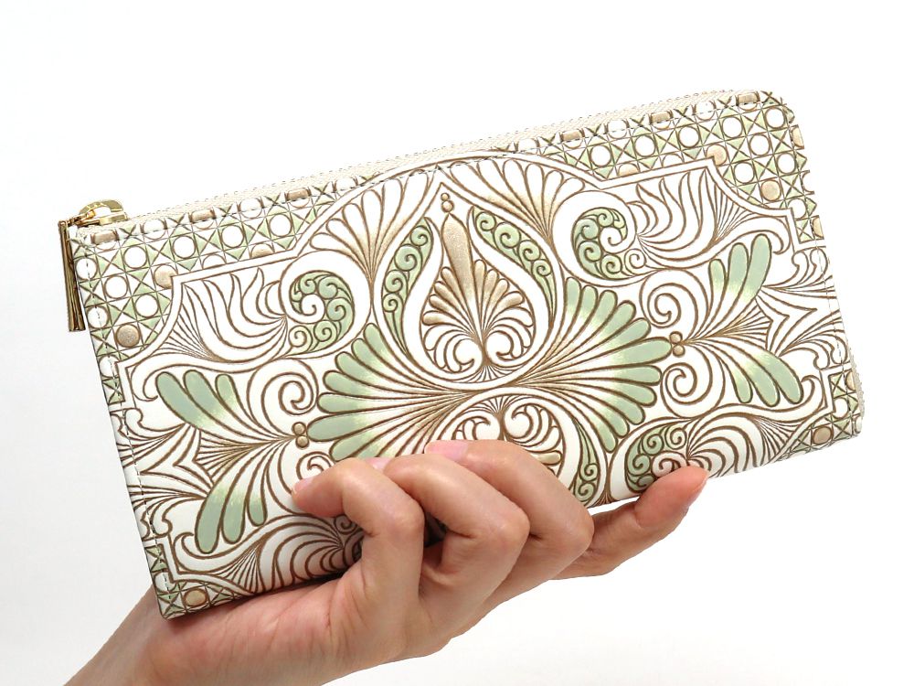 Rocaille (Khaki) L-shaped Long Wallet