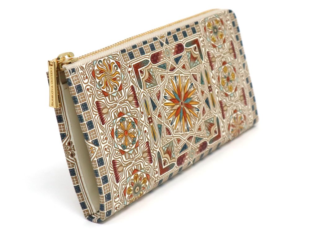 Carreau (Bronze) L-shaped Long Wallet