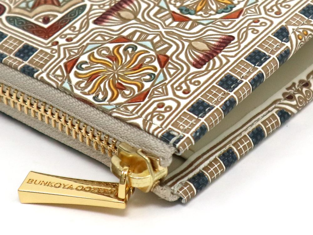 Carreau (Bronze) L-shaped Long Wallet