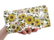 Sunflowers L-shaped Long Wallet