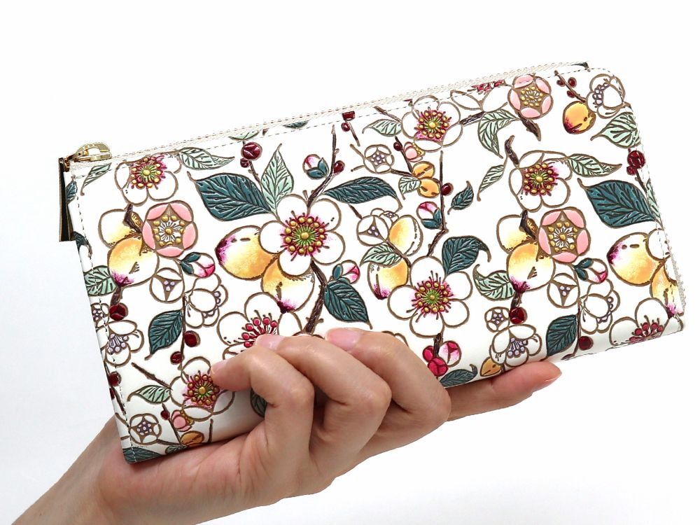 MEIHUA - Plum Blossom L-shaped Long Wallet
