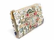 Facing Cranes L-shaped Long Wallet