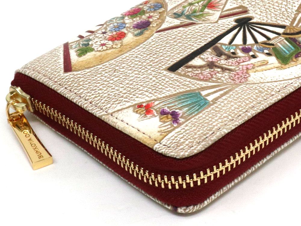 Fans of the four seasons Zippered Long Wallet