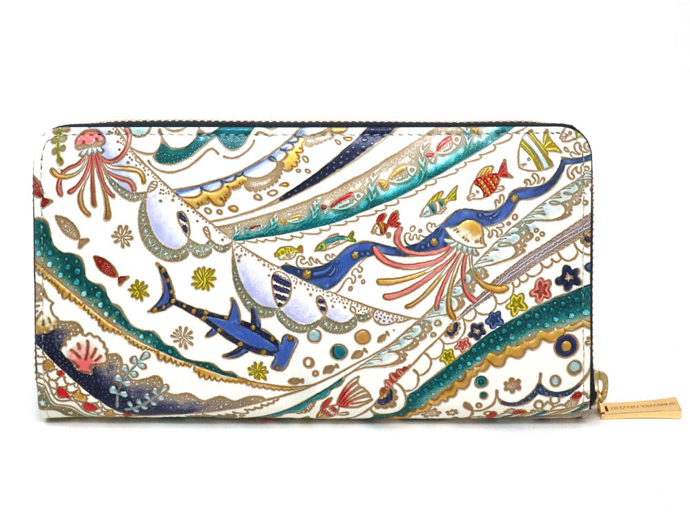 Ocean Zippered Long Wallet