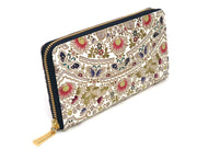Mo Li Hua - Jasmine Flower (Pink) Zippered Long Wallet