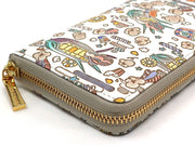 Popcorn Girl (Pastel colors) Zippered Long Wallet