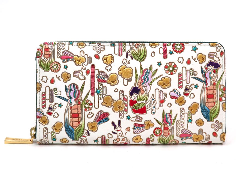 Popcorn Girl (Vitamin colors) Zippered Long Wallet