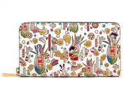 Popcorn Girl (Vitamin colors) Zippered Long Wallet